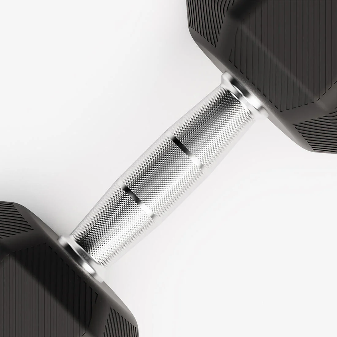 Mancuerna de crosstraining y musculación hexagonal de 10 kg negra - Image 3