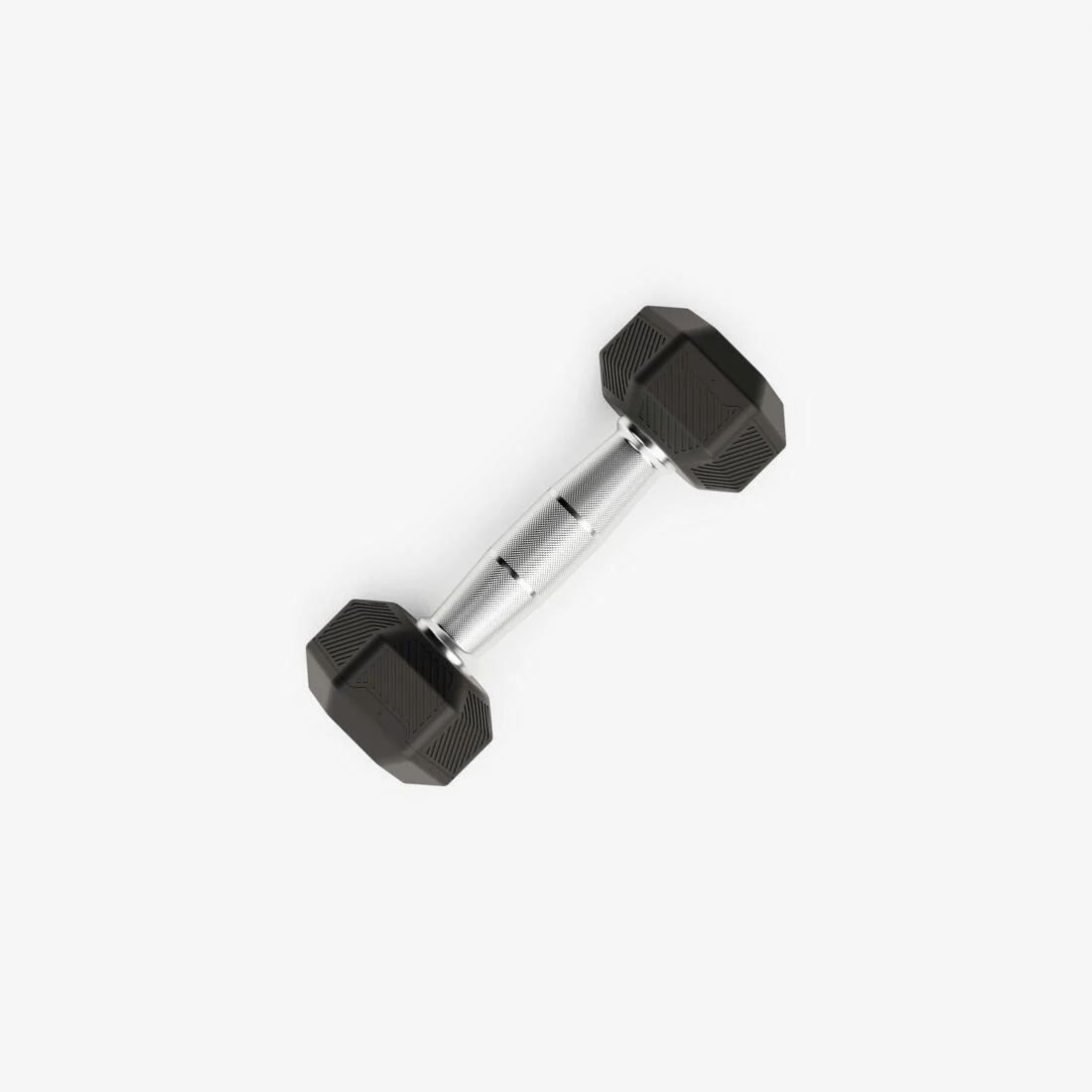 Mancuerna de crosstraining y musculación hexagonal de 2.5 kg negra - Image 2