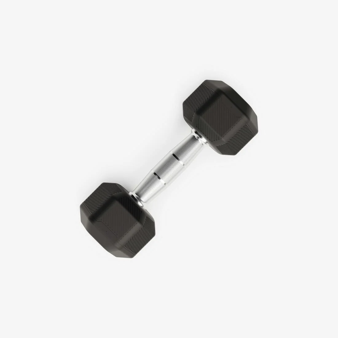 Mancuerna de crosstraining y musculación hexagonal de 5 kg negra - Image 2