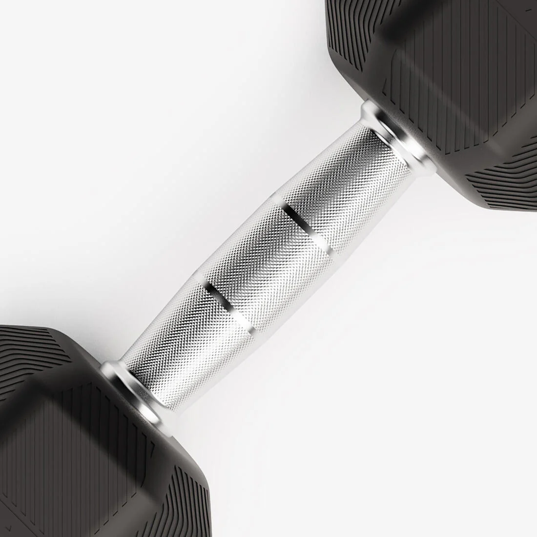 Mancuerna de crosstraining y musculación hexagonal de 5 kg negra - Image 3