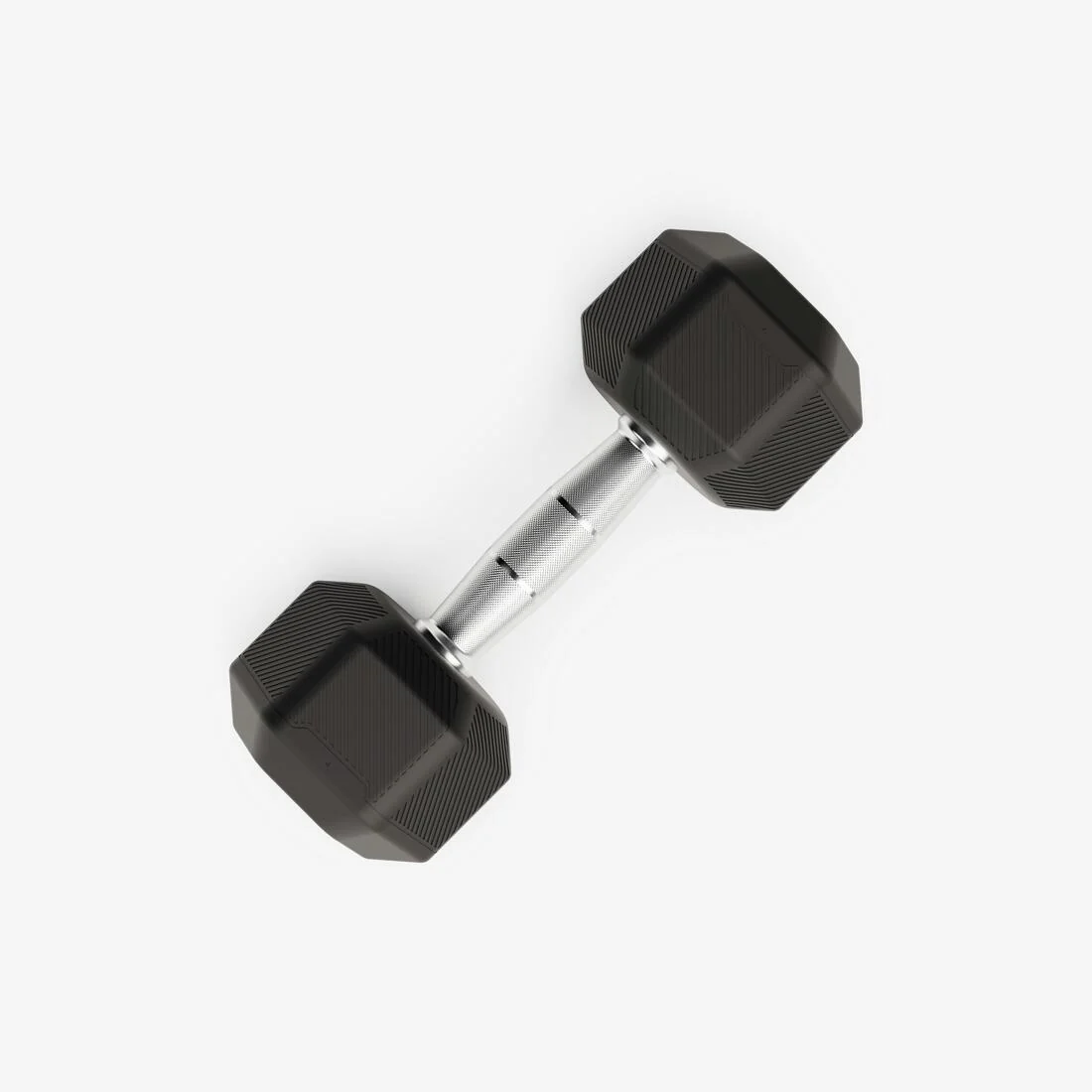 Mancuerna de crosstraining y musculación hexagonal de 7.5 kg negra - Image 2