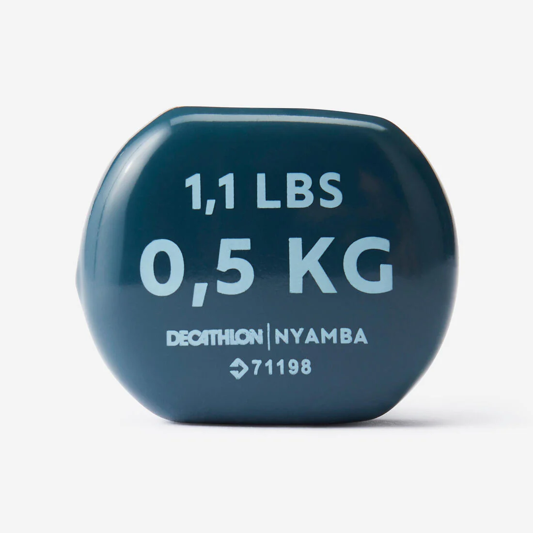 Mancuernas de fitness de 0.5 kg azul marino (2) - Image 2