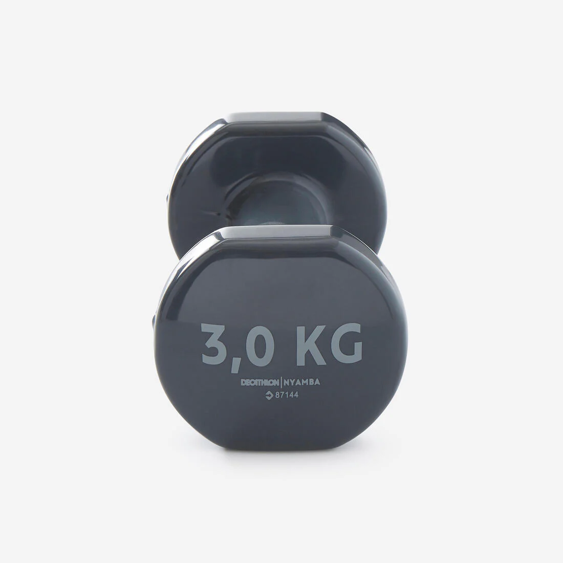 Mancuernas de fitness de 3 kg grises (2) - Image 3