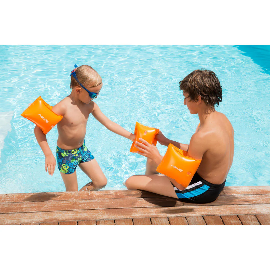 Manguitos de natación para niños - naranja - Image 7