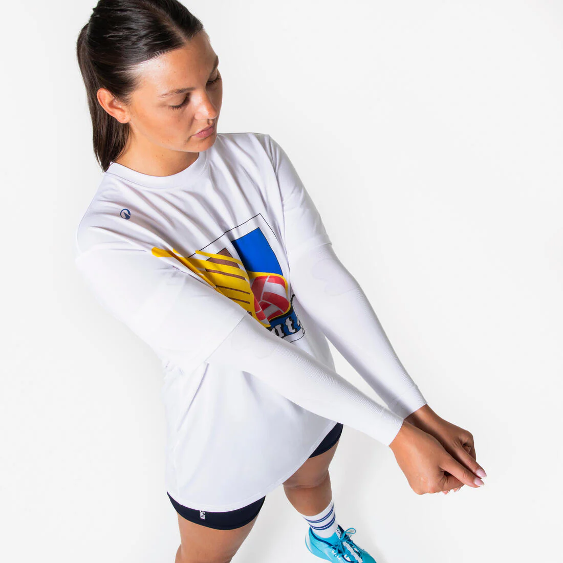 Manguitos de voleibol negros VAP500 - Image 11