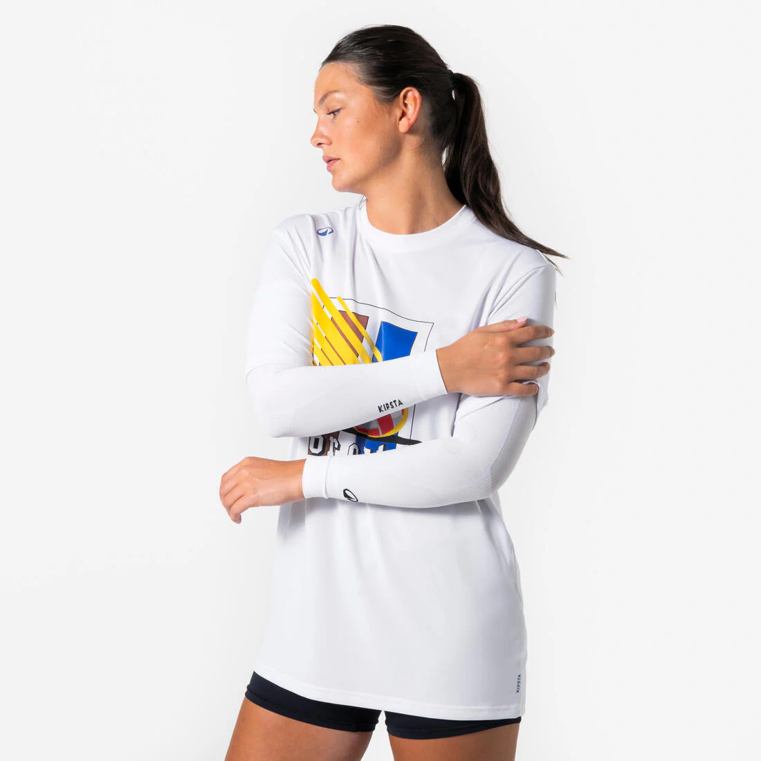 Manguitos de voleibol negros VAP500 - Image 9