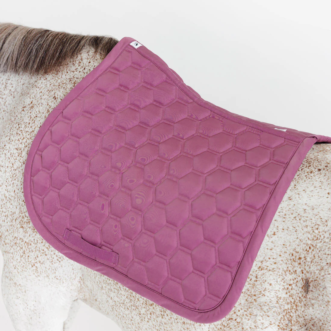 Manta de silla de equitación verde con para caballo 500 - Image 10