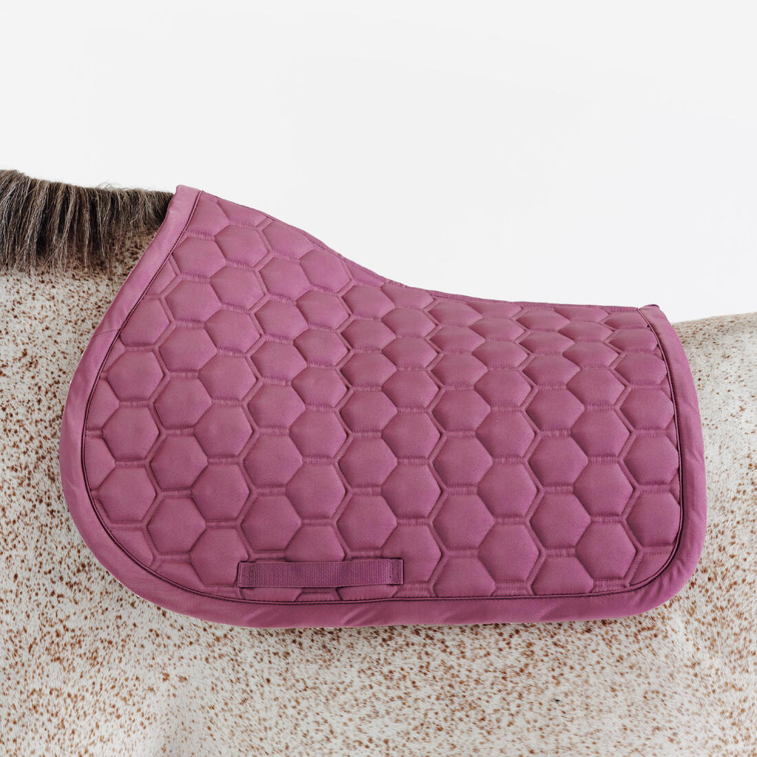 Manta de silla de equitación verde con para caballo 500 - Image 2