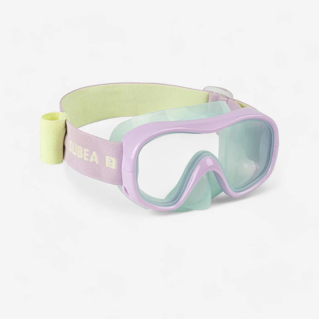 Máscara Buceo Confort Menta Pastel para niños - Image 3