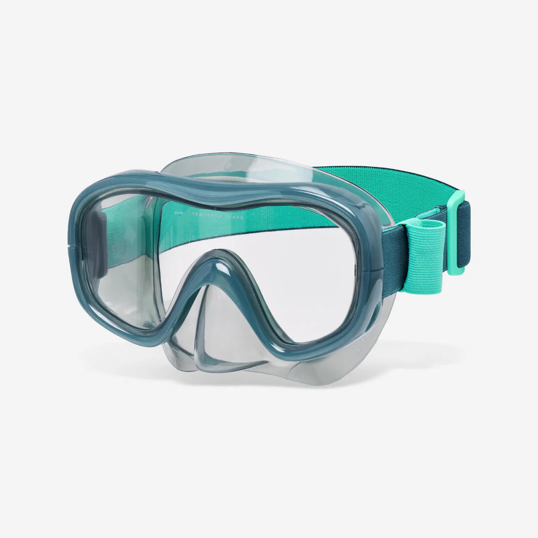 Máscara de buceo antivaho gris 100 Confort