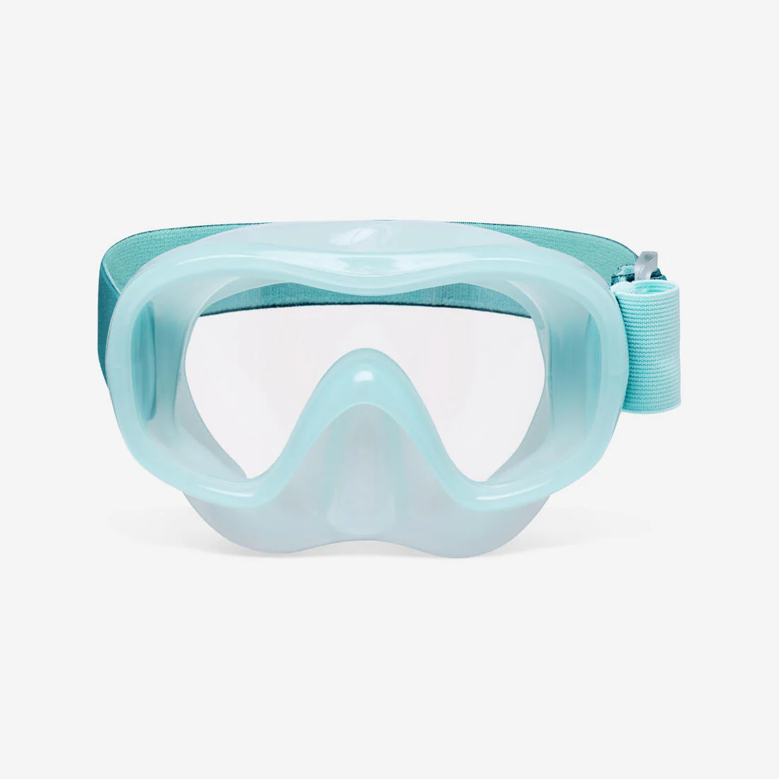 Máscara de buceo cómoda antivaho verde claro para niños 100 - Image 5