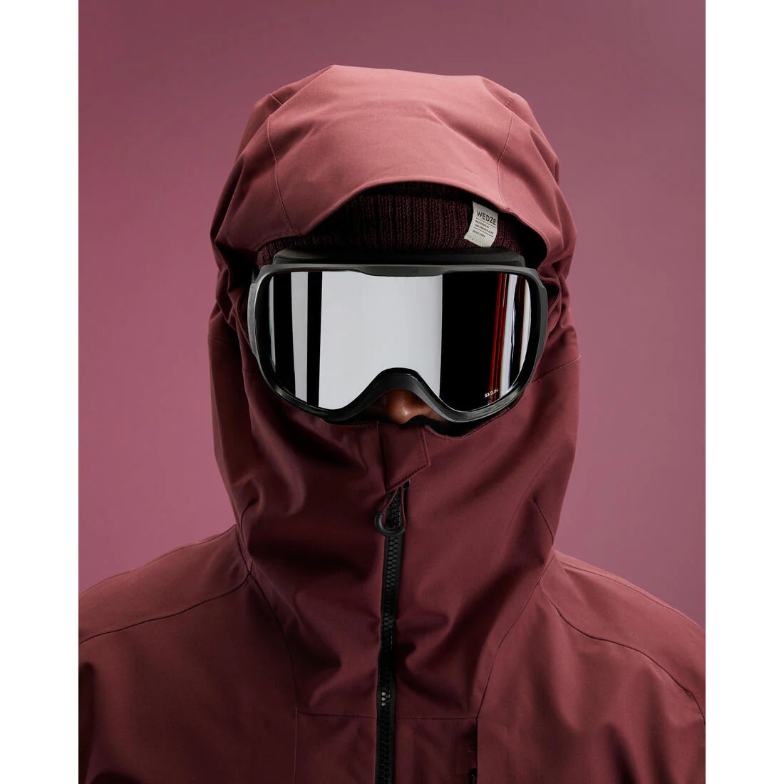 Máscara de esquí y snowboard para buen clima negra para niños y adultos G 500 S3 - Image 4