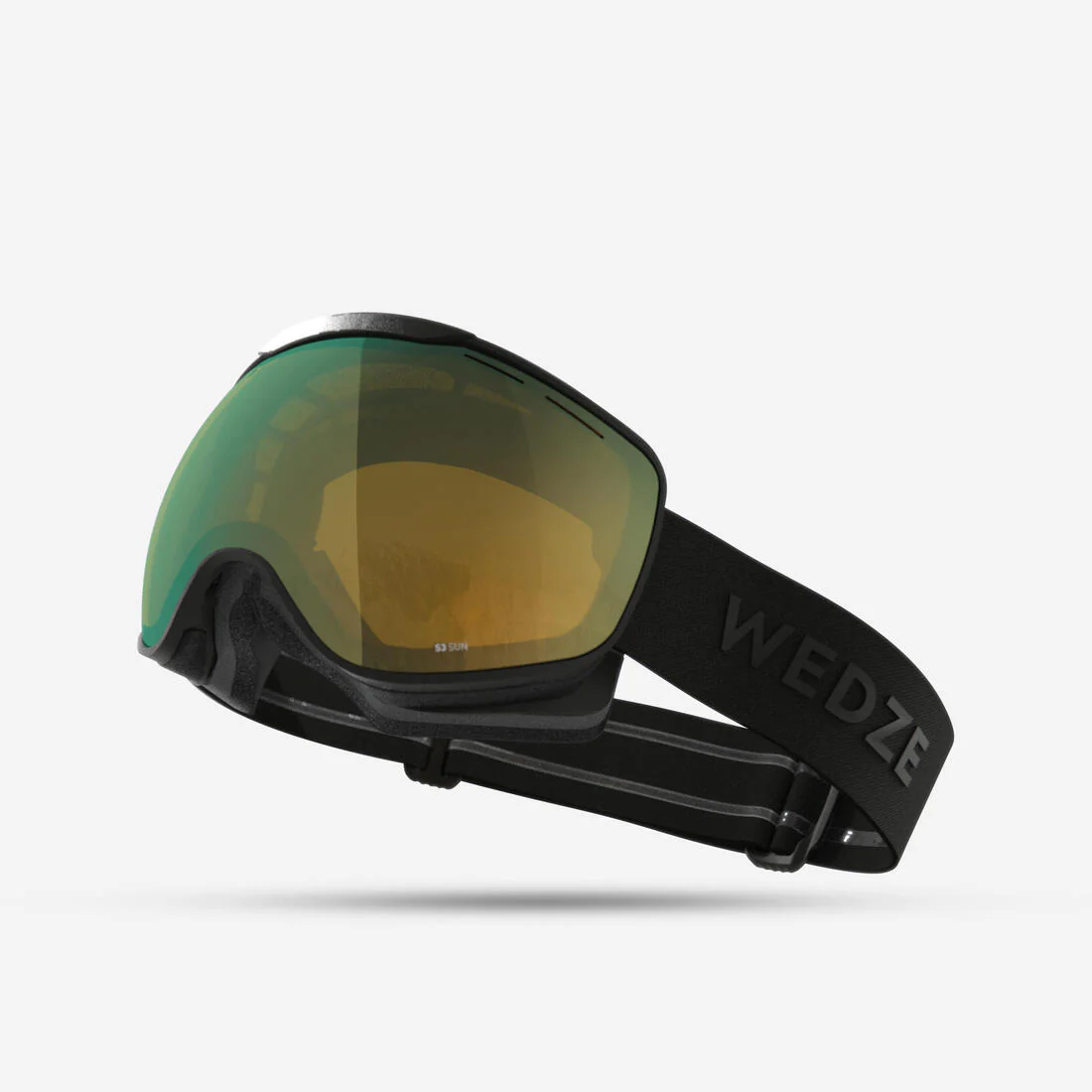 Máscara de esquí y snowboard para buen clima negra para niños y adultos G 900 S3