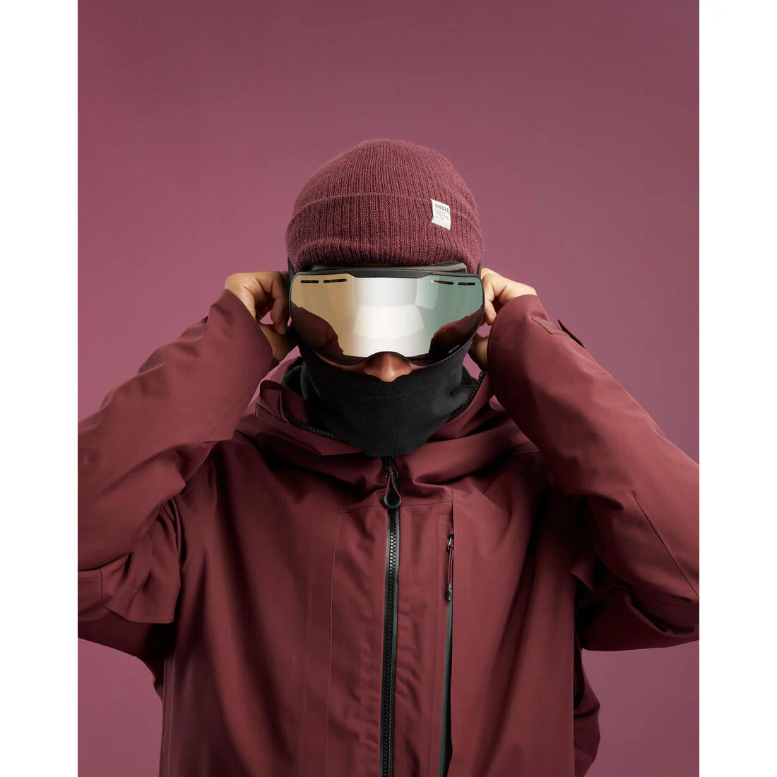 Máscara de esquí y snowboard para buen clima negra para niños y adultos G 900 S3 - Image 6