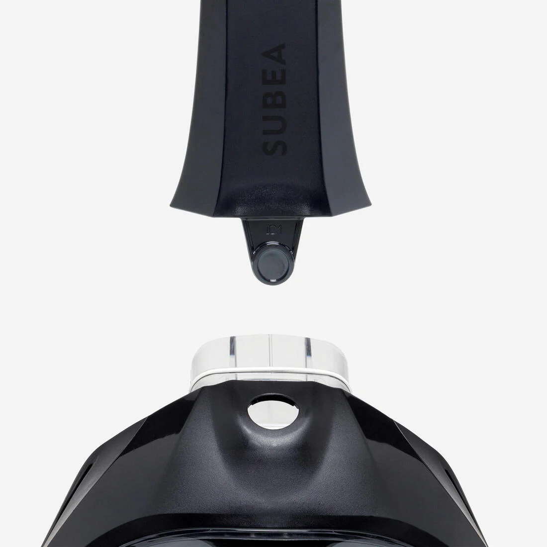 Máscara de snorkel de inmersión negra para mayores de 10 años Easybreath 900 - Image 17