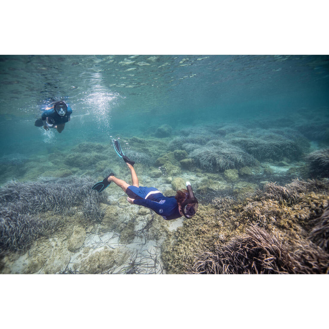Máscara de snorkel de inmersión negra para mayores de 10 años Easybreath 900 - Image 27