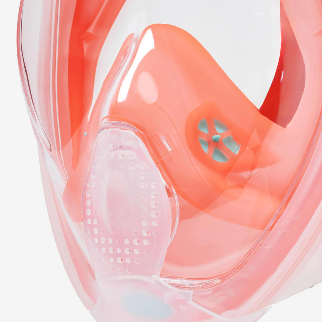 Máscara de snorkel de superficie con válvula acústica verde laguna Easybreath+ - Image 14
