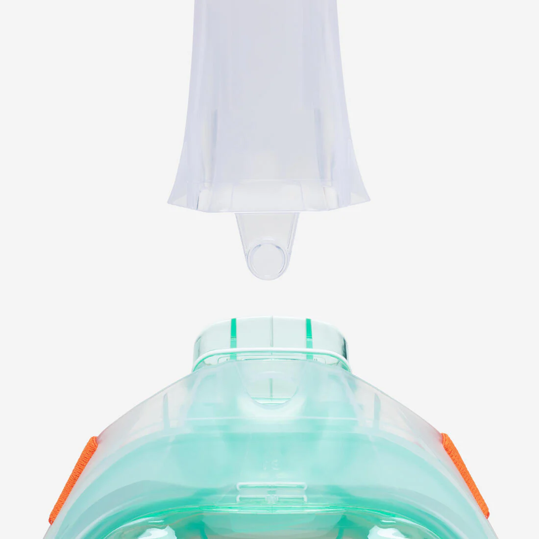 Máscara de snorkel de superficie con válvula acústica verde laguna Easybreath+ - Image 41