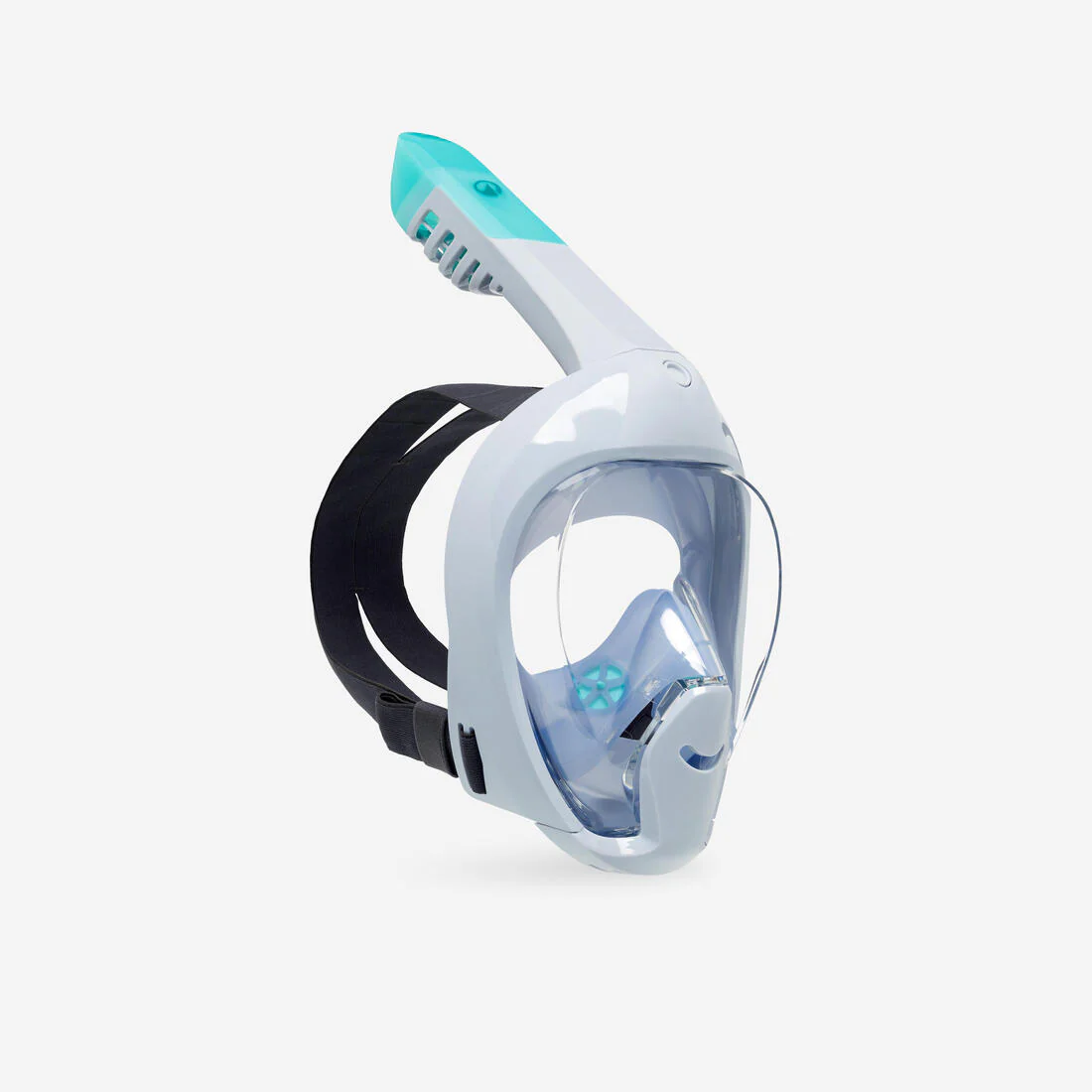 Máscara de snorkel verde aqua para niños de 6 a 10 años talla XCH Easybreath