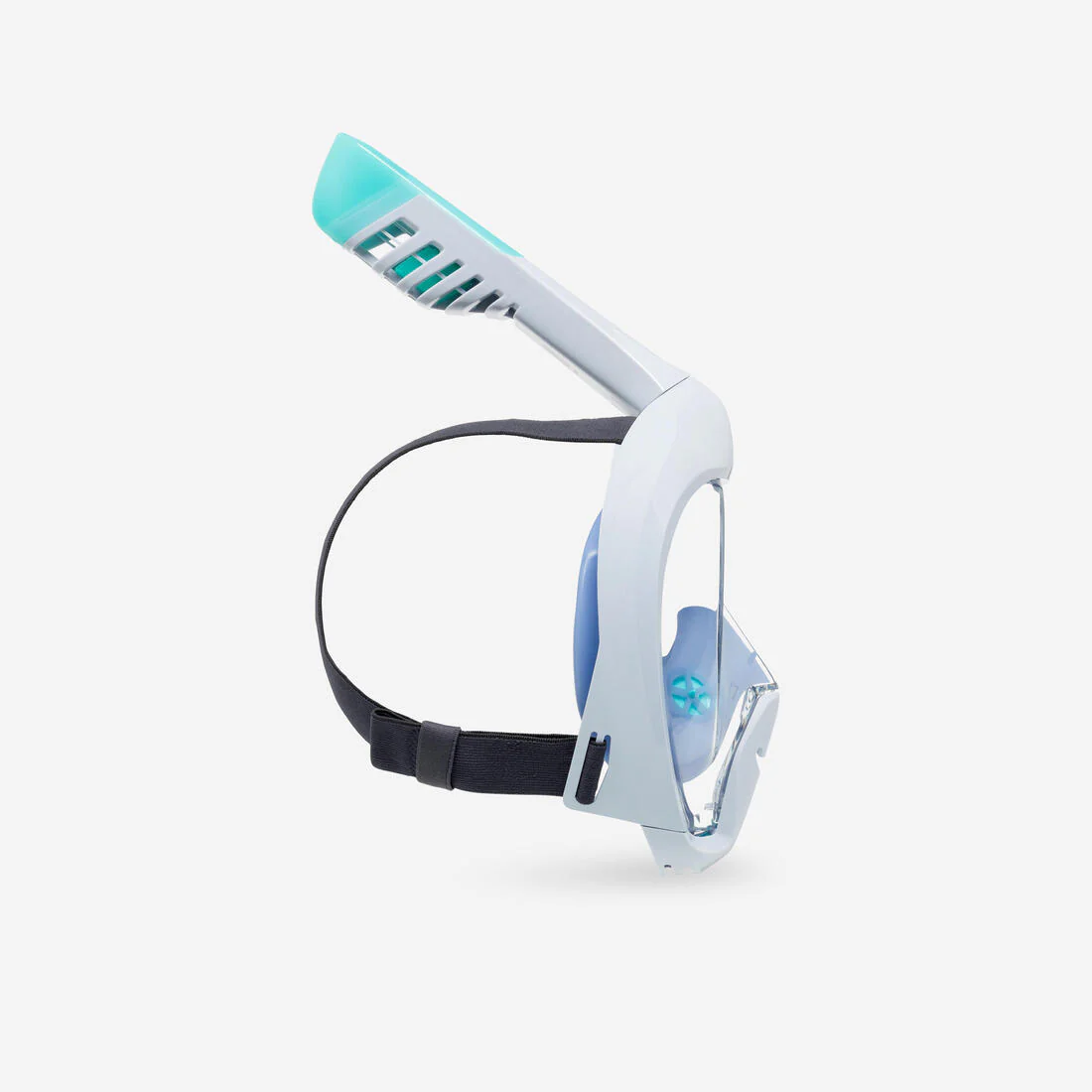 Máscara de snorkel verde aqua para niños de 6 a 10 años talla XCH Easybreath - Image 10