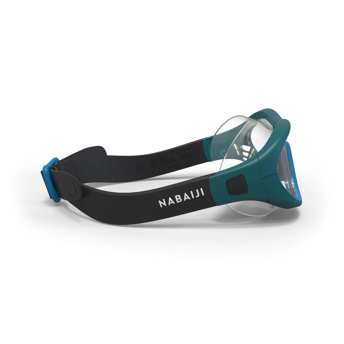 Máscara para alberca con cristales claros azul con negro unitalla Swimdow - Image 4