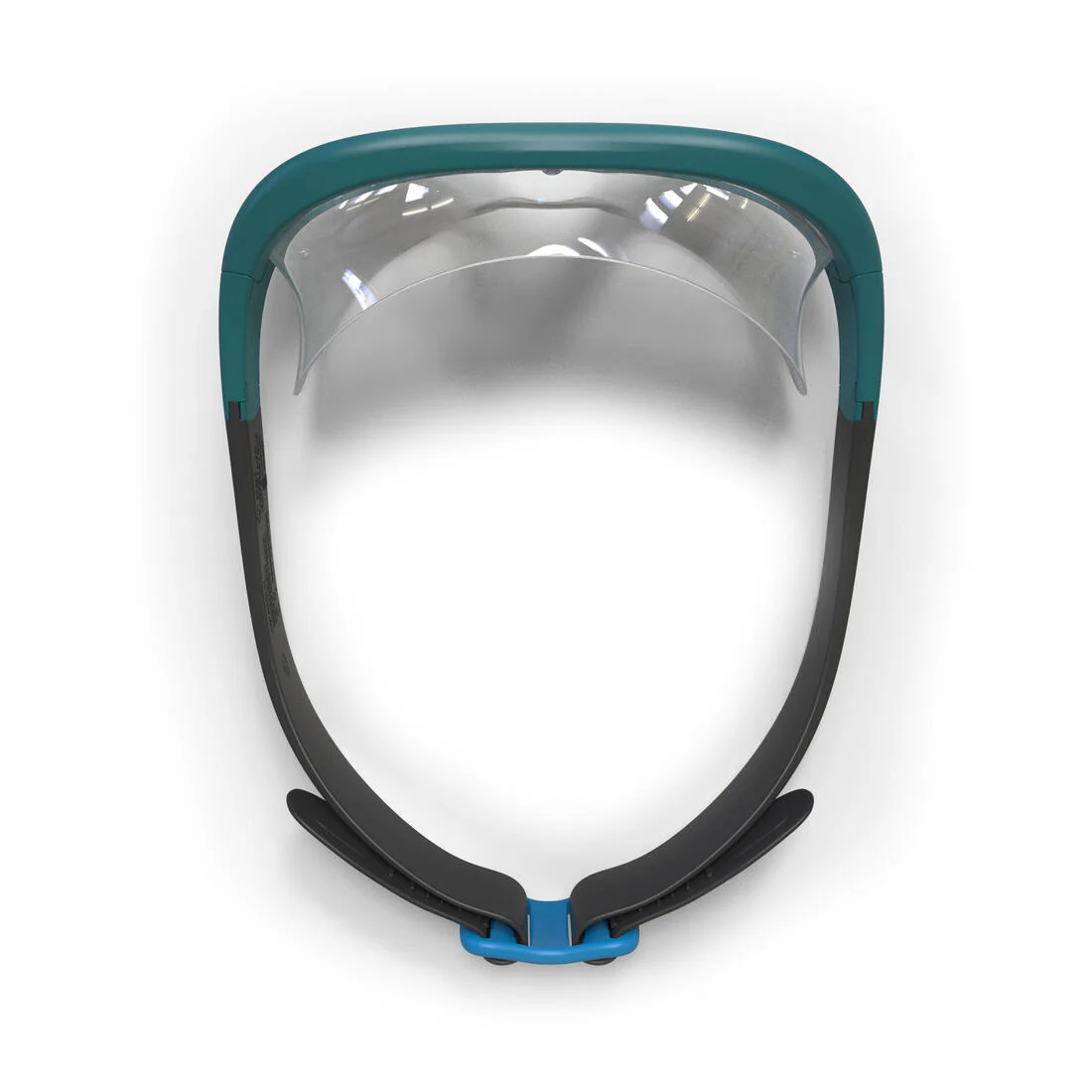 Máscara para alberca con cristales claros azul con negro unitalla Swimdow - Image 8