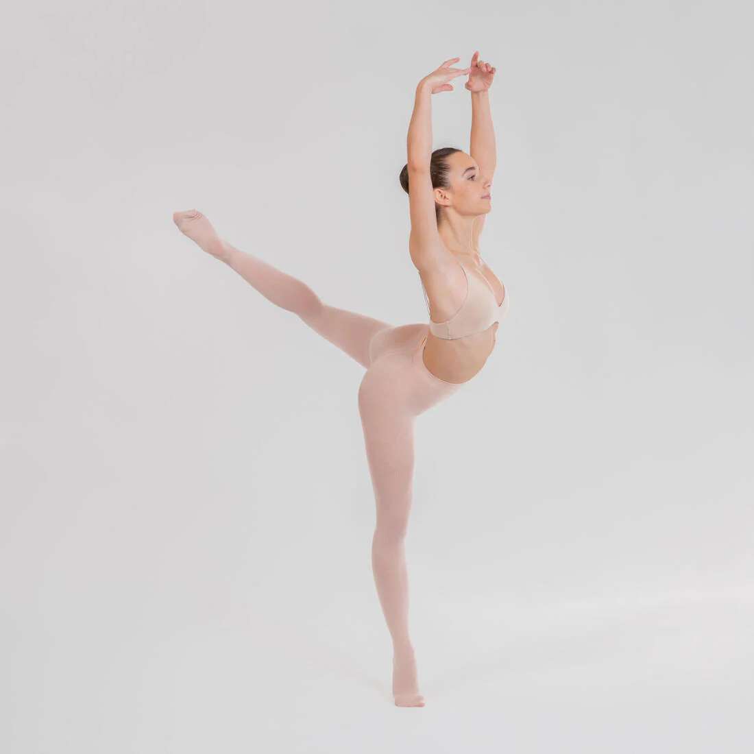 Medias de danza clásica con pies rosas para mujer - Image 4