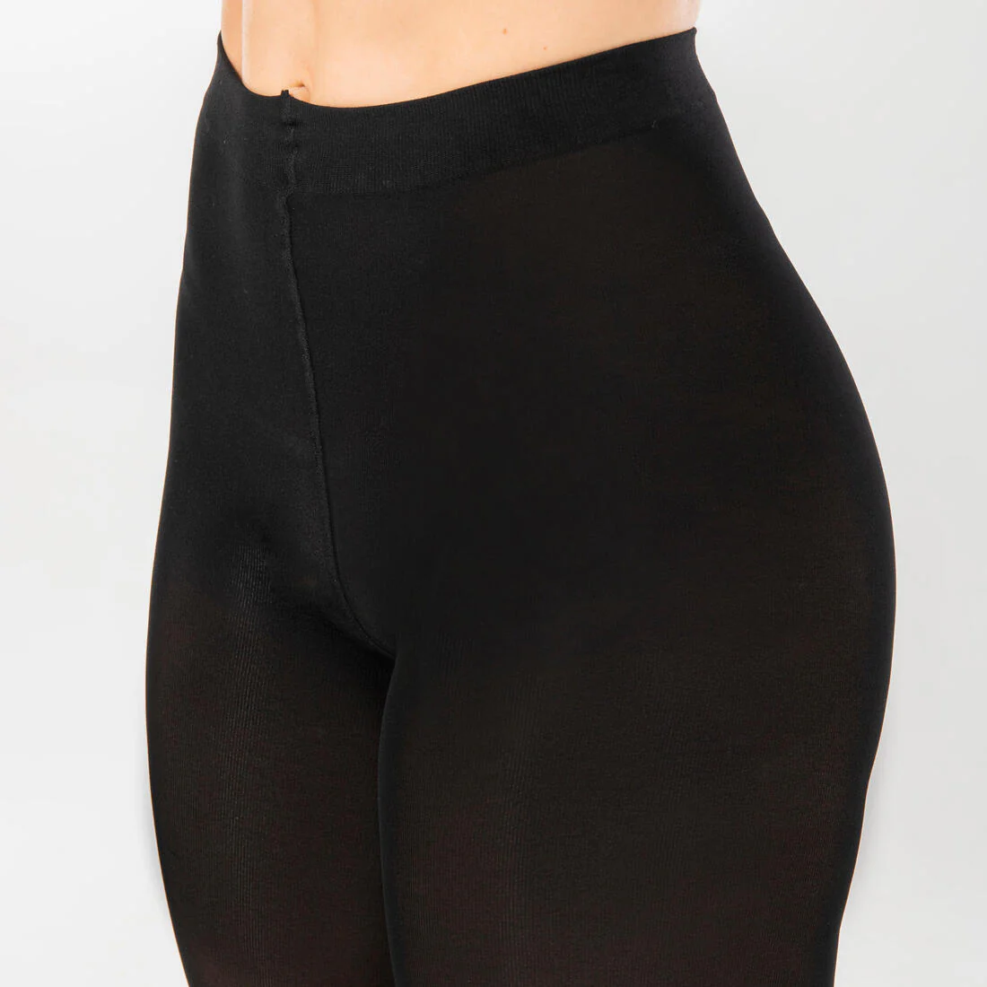 Medias de danza clásica sin pies negras para mujer - Image 6