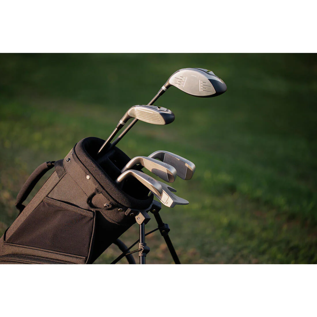 MEDIO KIT DE GOLF 6 PALOS DIESTRO GRAFITO - INESIS 100 - Image 7