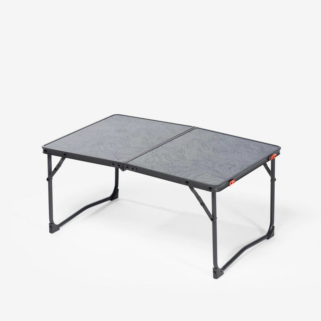 Mesa de camping baja y plegable gris MH100 - Image 2