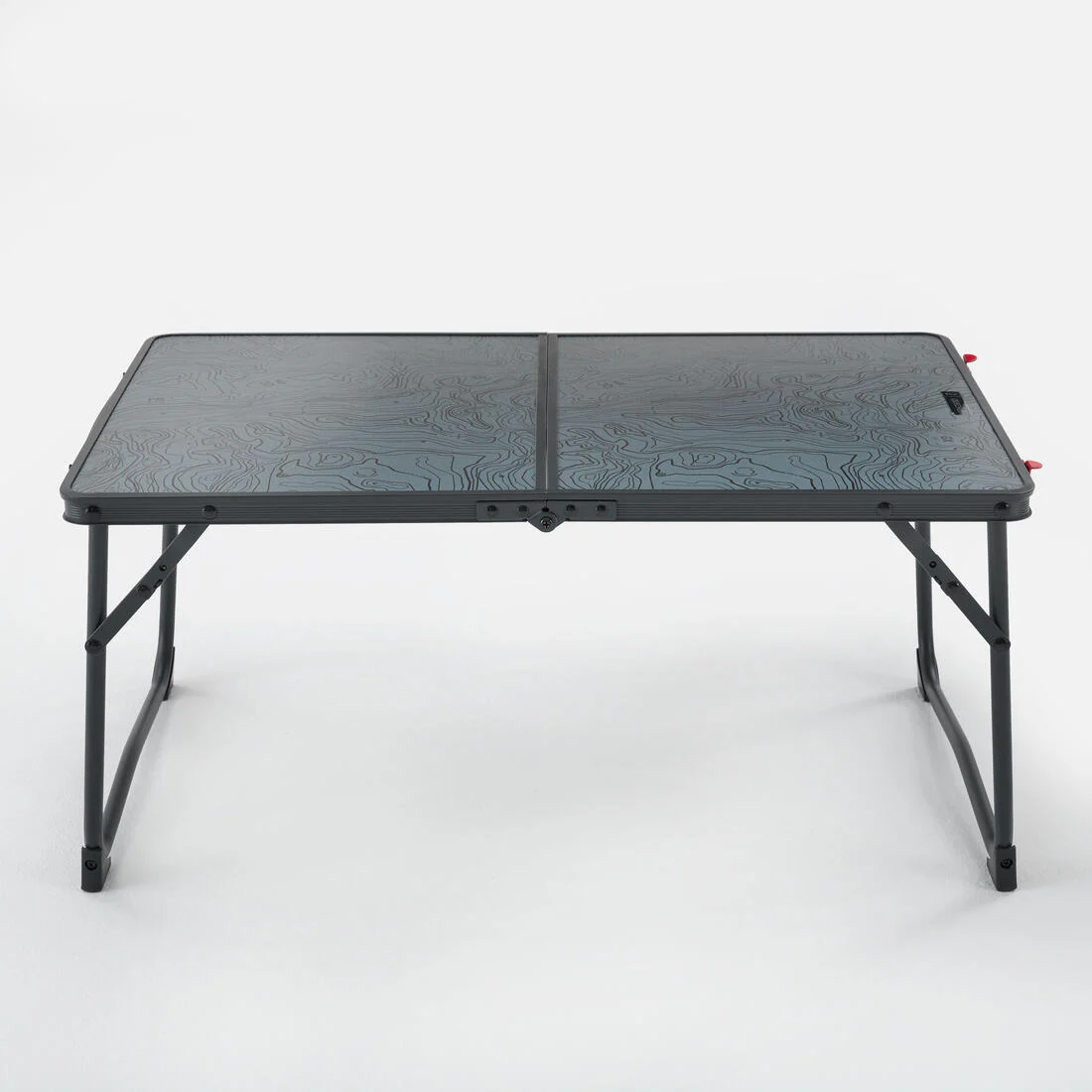 Mesa de camping baja y plegable gris MH100 - Image 6
