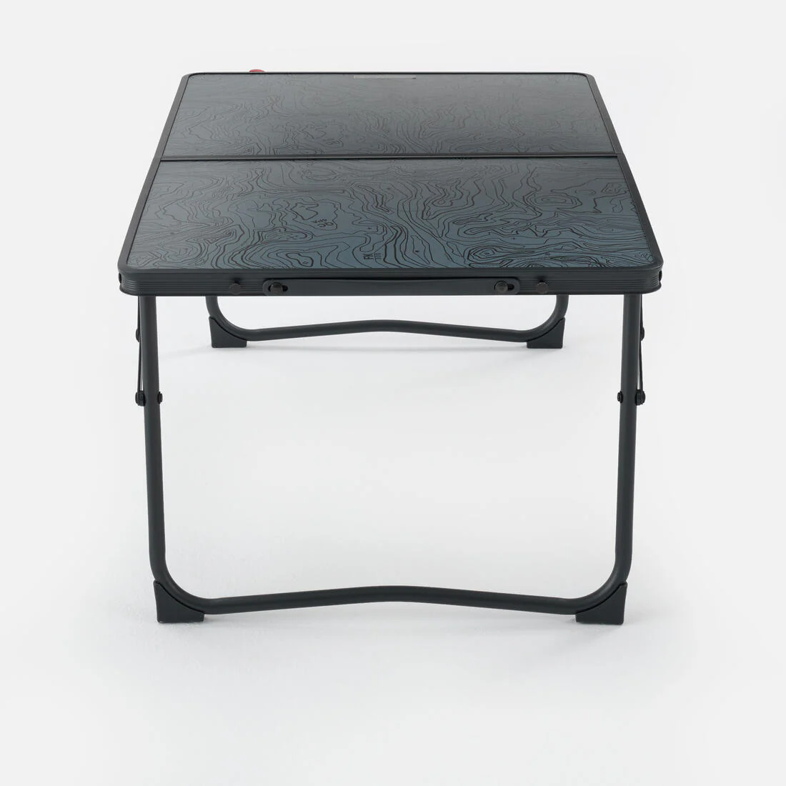 Mesa de camping baja y plegable gris MH100 - Image 7