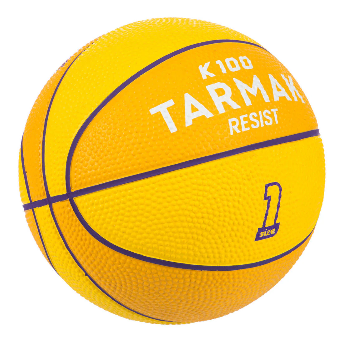 Mini balón de básquetbol talla 1 Niño - K100 Caucho - Image 3