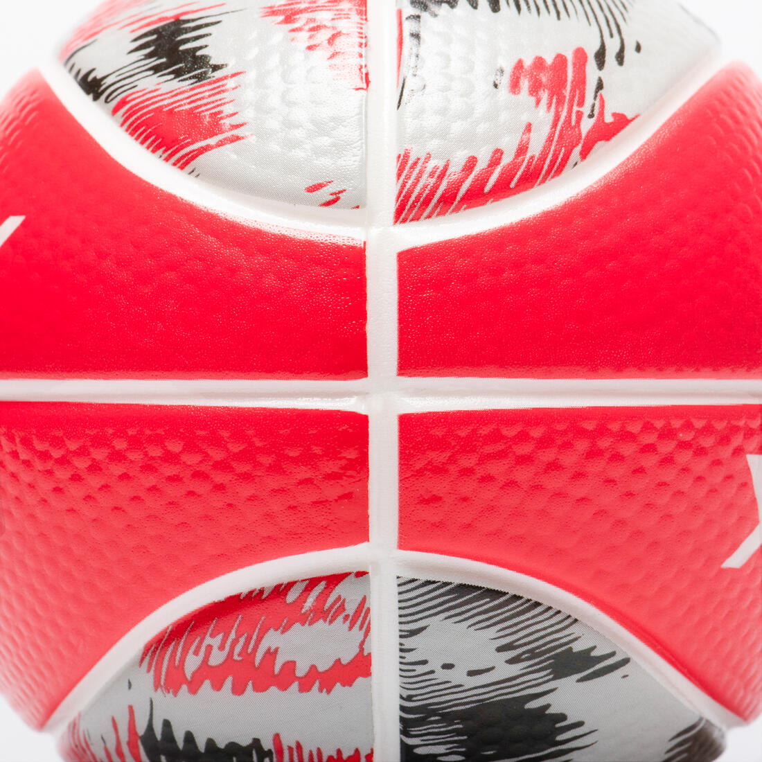 Minibalón de básquetbol de espuma talla 1 rojo/gris para niño K100 light & soft - Image 11