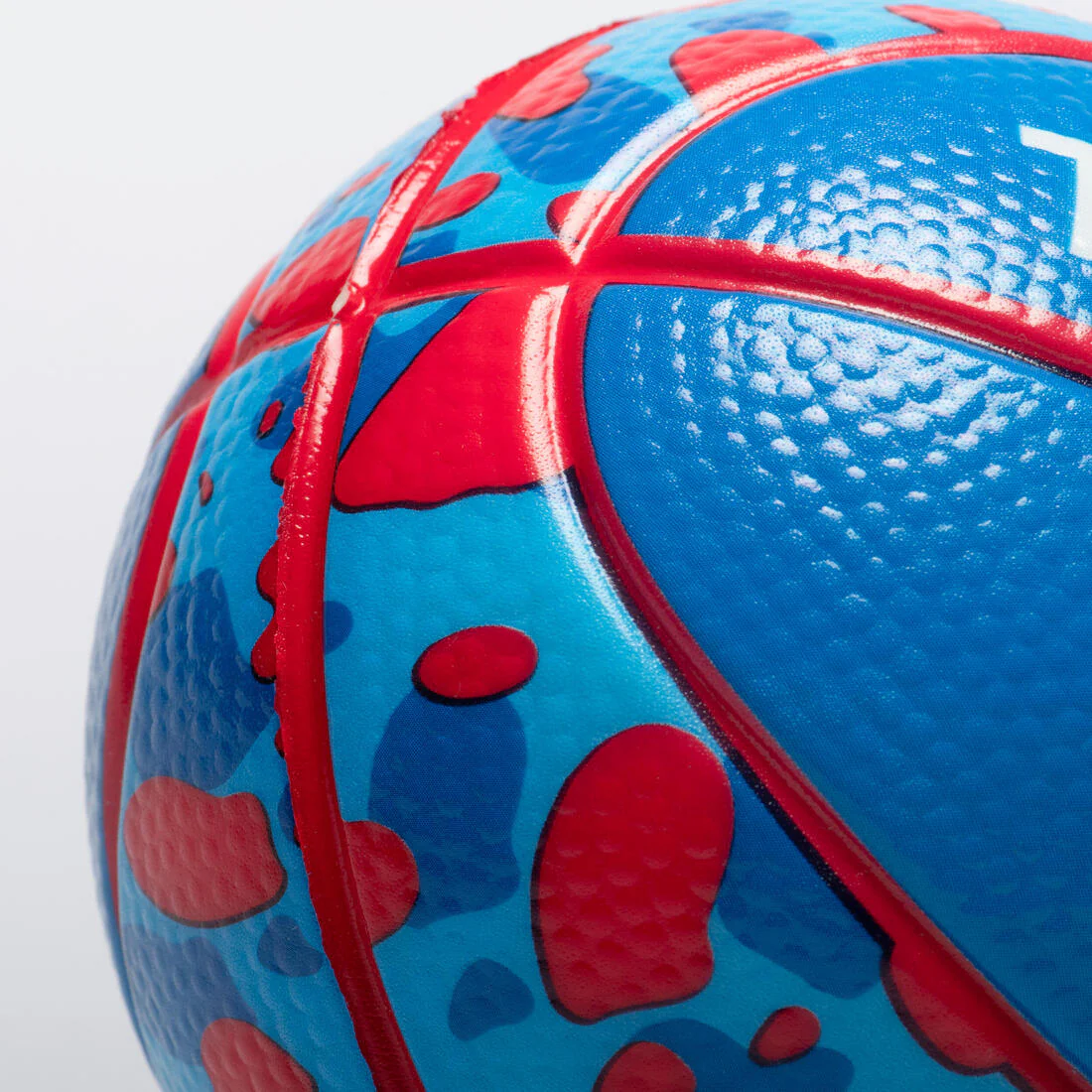 Minibalón de básquetbol de espuma talla 1 rojo/gris para niño K100 light & soft - Image 12