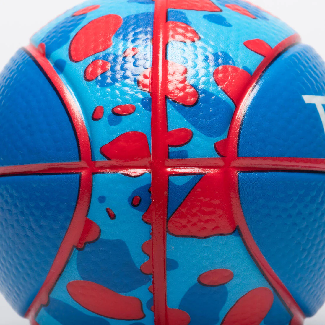 Minibalón de básquetbol de espuma talla 1 rojo/gris para niño K100 light & soft - Image 13