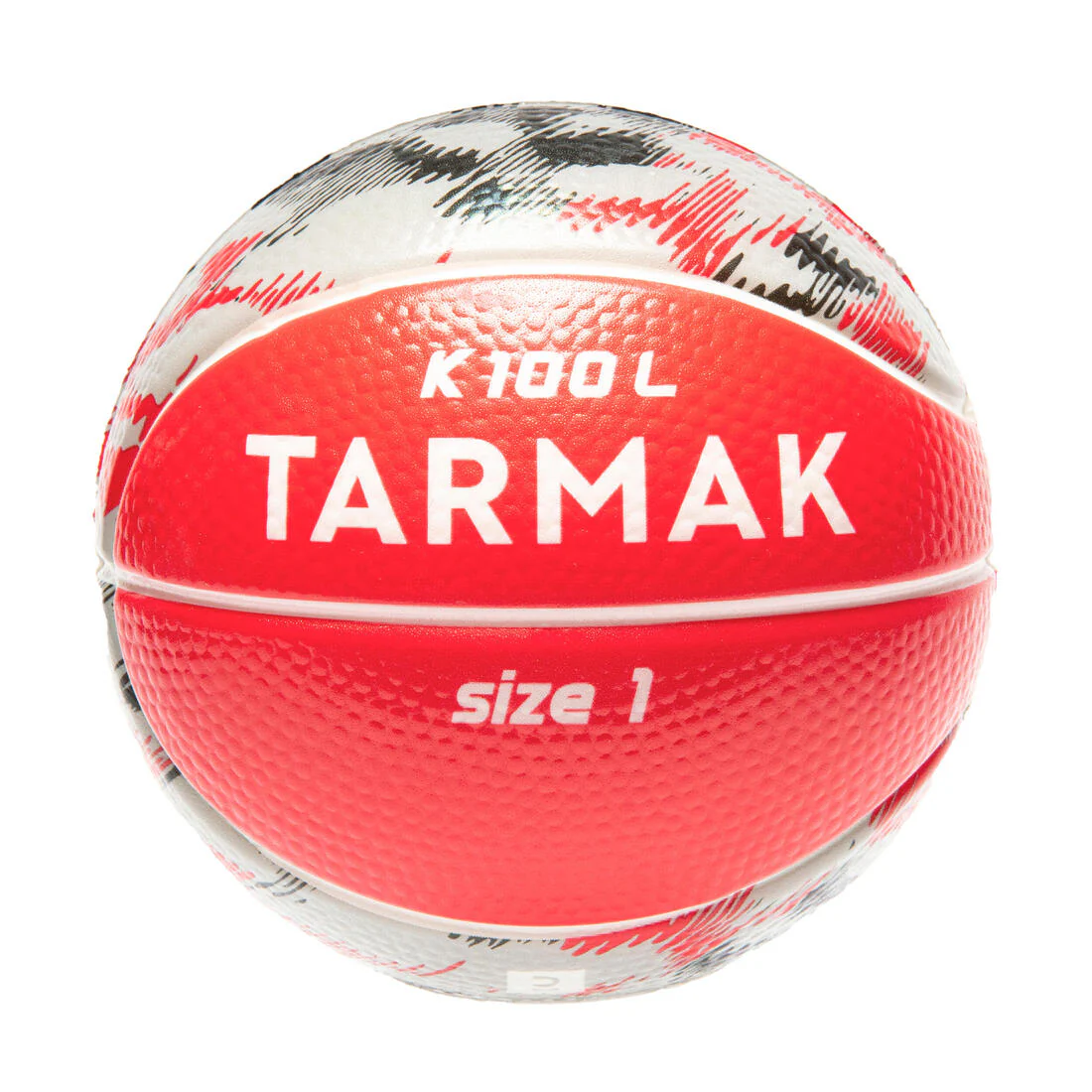 Minibalón de básquetbol de espuma talla 1 rojo/gris para niño K100 light & soft - Image 18