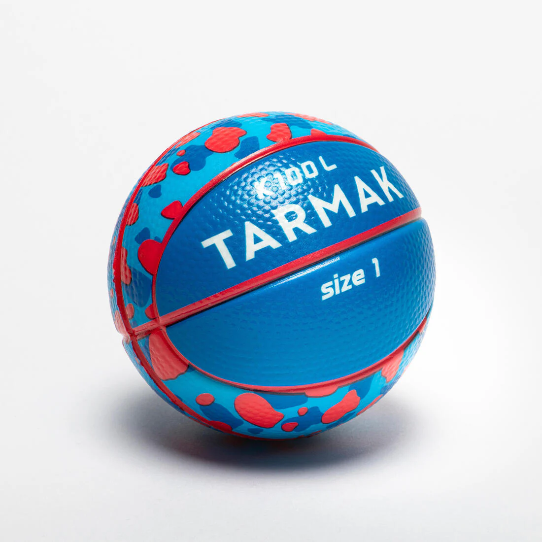 Minibalón de básquetbol de espuma talla 1 rojo/gris para niño K100 light & soft - Image 5
