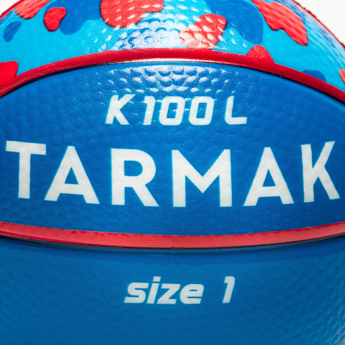 Minibalón de básquetbol de espuma talla 1 rojo/gris para niño K100 light & soft - Image 8