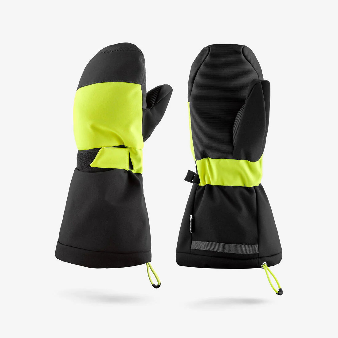 Mitones de nieve ski niños negro amarillo - MI550