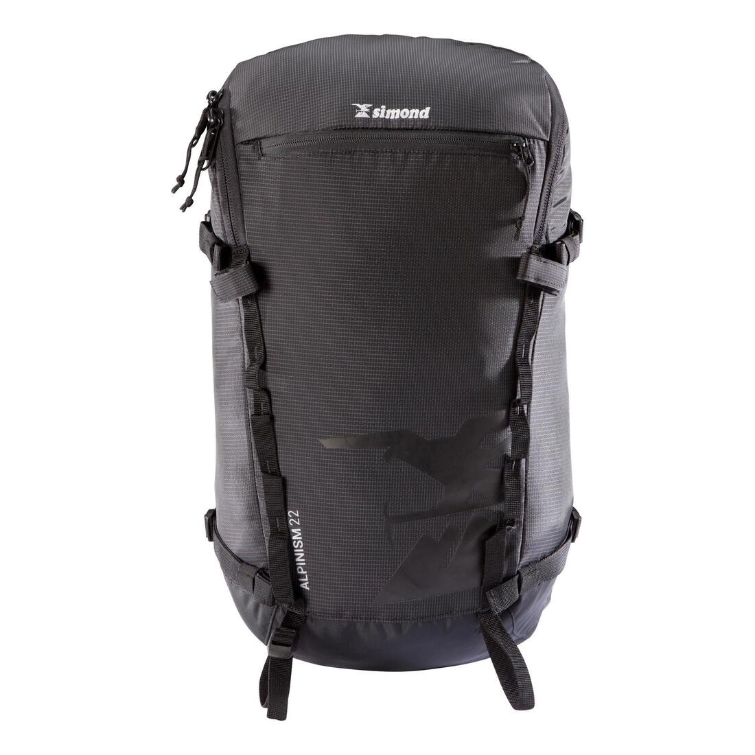 Mochila de alpinismo de 22 litros negra Alpinism - Image 10