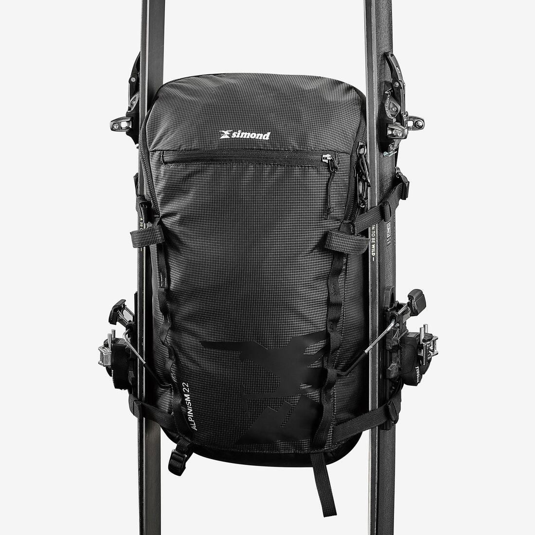 Mochila de alpinismo de 22 litros negra Alpinism - Image 11