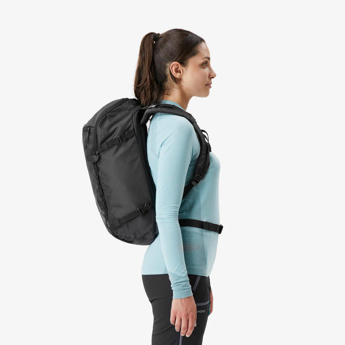 Mochila de alpinismo de 22 litros negra Alpinism - Image 14