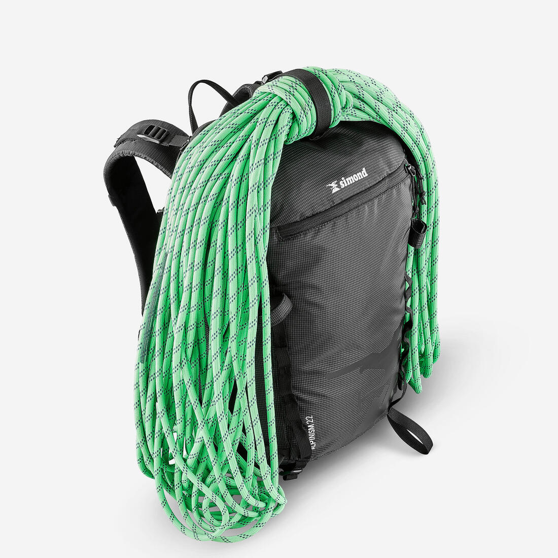 Mochila de alpinismo de 22 litros negra Alpinism - Image 7
