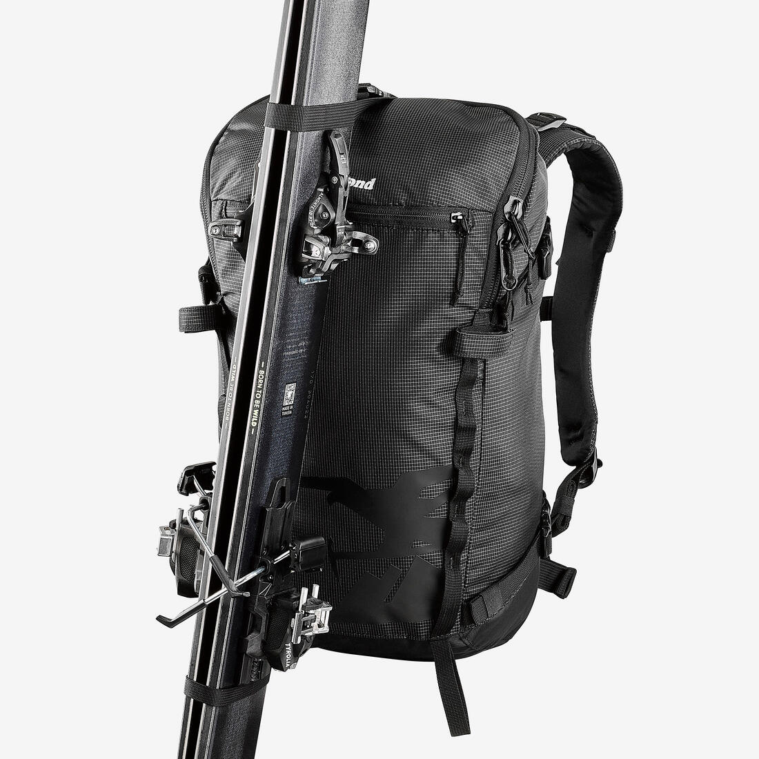 Mochila de alpinismo de 22 litros negra Alpinism - Image 8