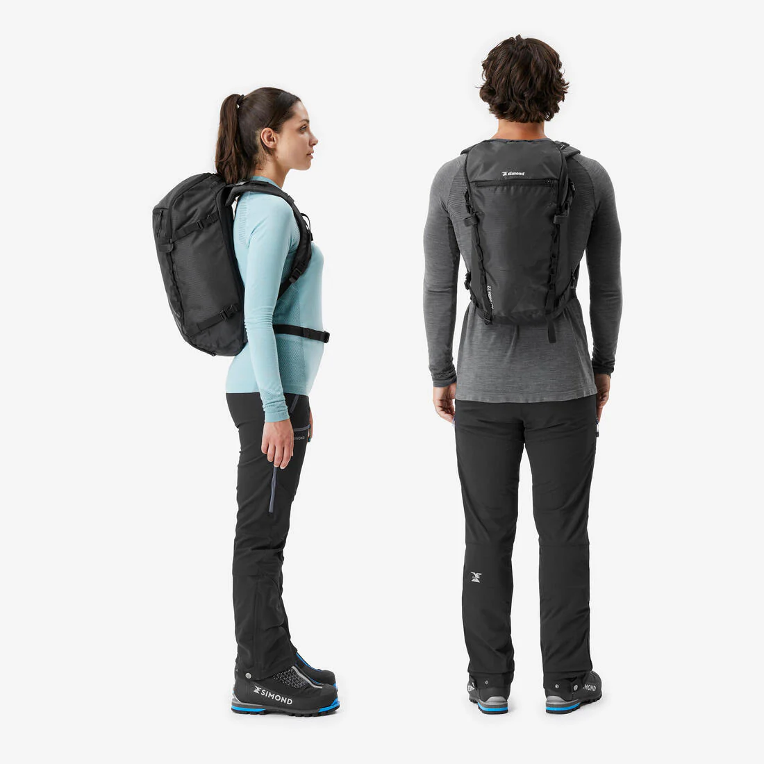 Mochila de alpinismo de 22 litros negra Alpinism - Image 9