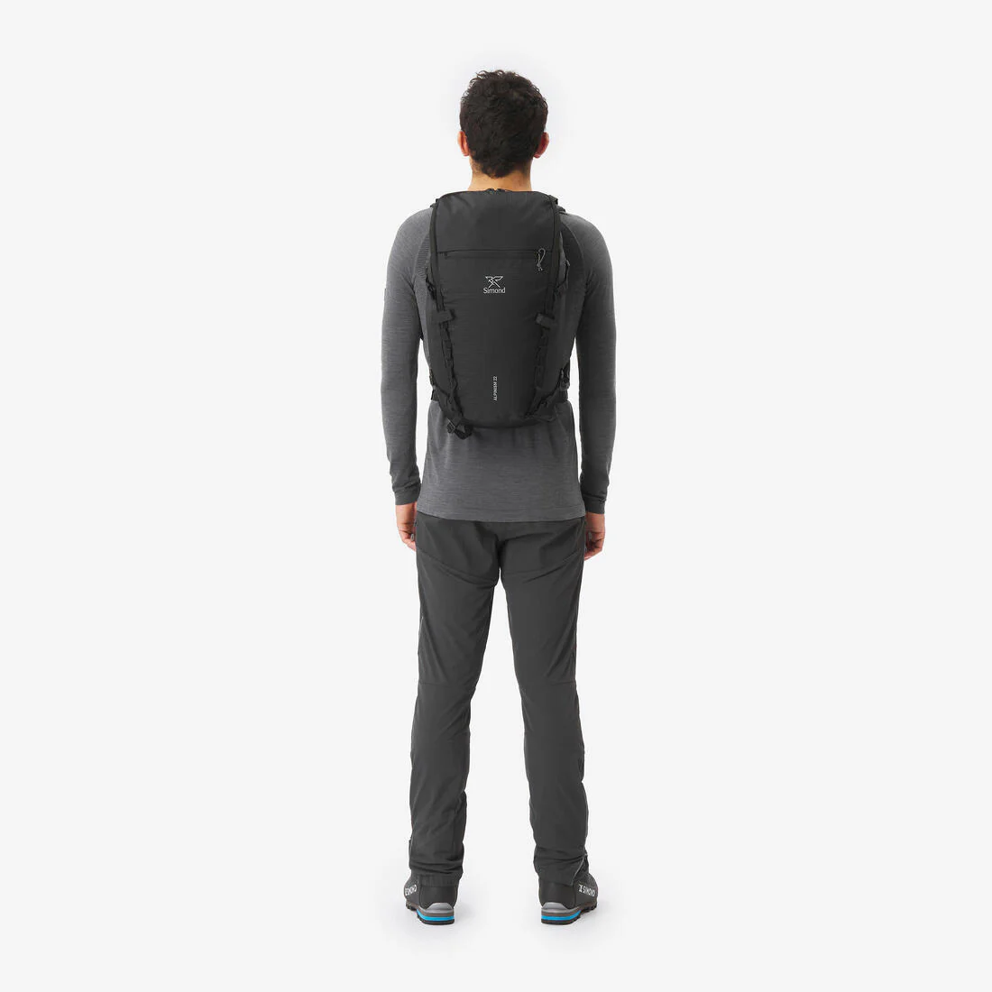 Mochila de alpinismo versátil y modular negra Alpinism 22 - Image 13