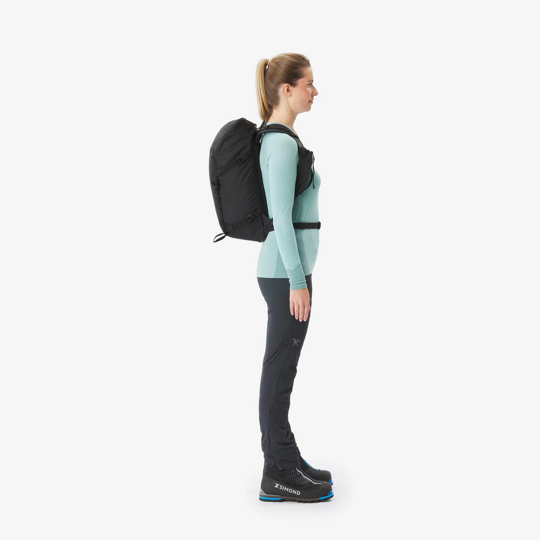 Mochila de alpinismo versátil y modular negra Alpinism 22 - Image 15