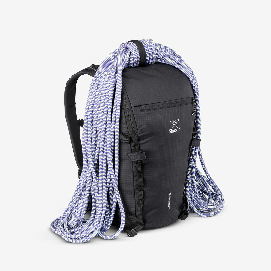 Mochila de alpinismo versátil y modular negra Alpinism 22 - Image 5
