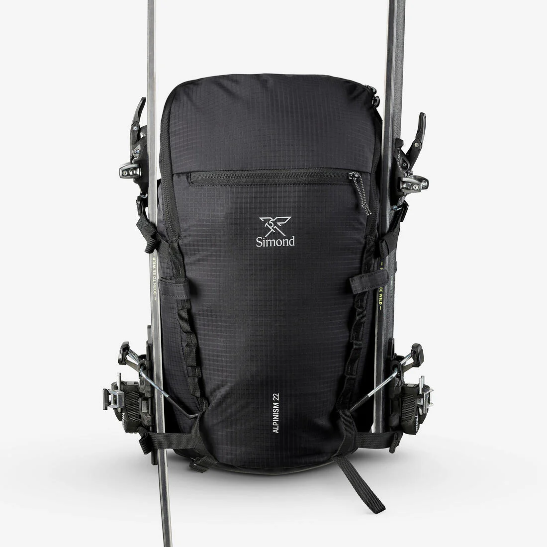 Mochila de alpinismo versátil y modular negra Alpinism 22 - Image 9